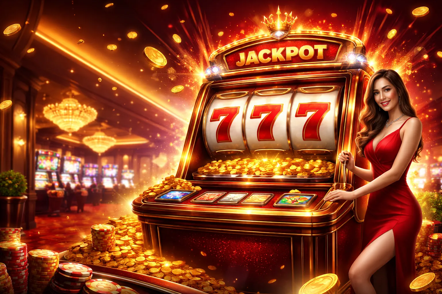 Hình ảnh quay hũ Kingbet86 với giải thưởng jackpot lớn