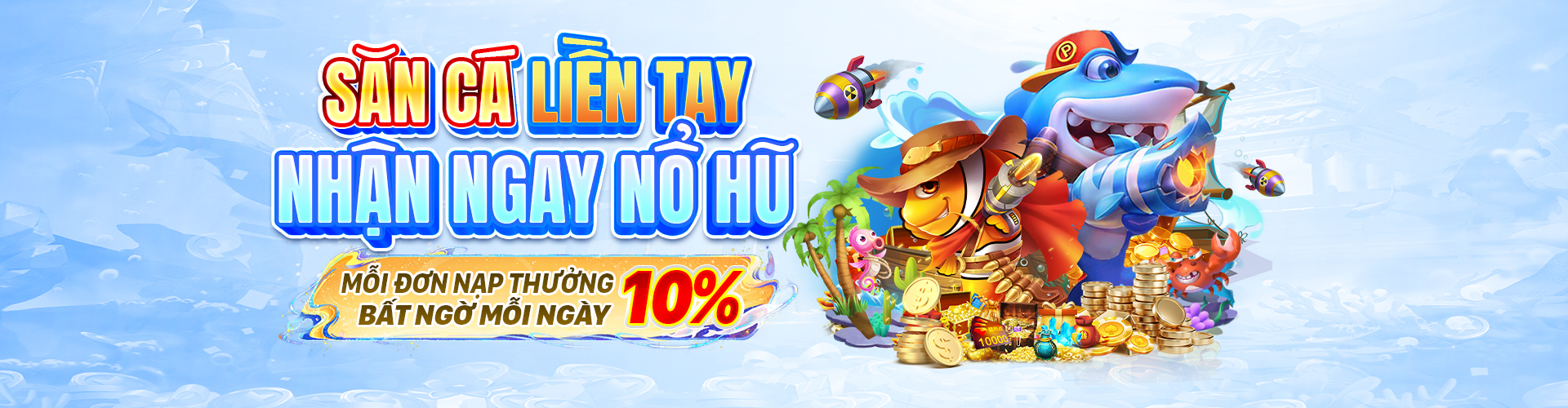 Hình ảnh game bắn cá Kingbet86 sống động, đại dương xanh thẳm với nhiều loài cá và phần thưởng hấp dẫn